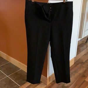 Loft Petites Black Ankle Pants